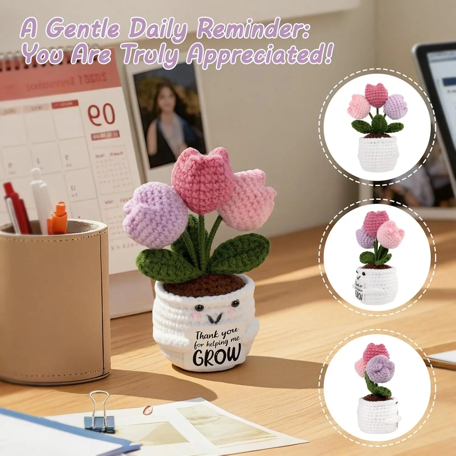 Mother's Day Gift Mini Tulip Gifts for Women Teacher Appreciation Gifts for Women Thank You Gifts for Mother Teachers Friends