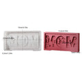 DIY Resin Mold Mother's Day MOM Letter Embossed Mother and Child Plaster Decoration 3D Commemorative Handmade Gift Warm and Heal