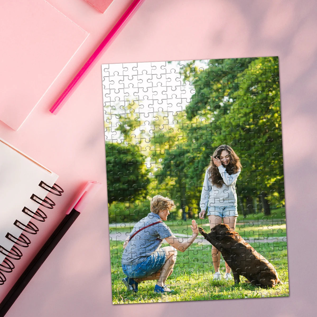 35/300/500/1000pcs Personalized Custom Photo Puzzle pet Holiday Party Gift Birthday Wedding Anniversary Mother Father's Day Bac